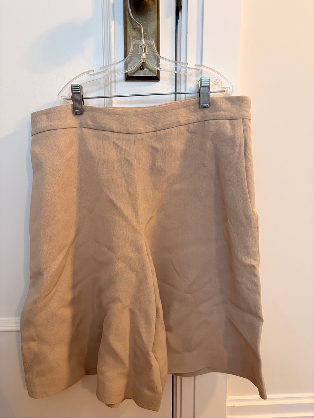 Beige Ferragamo Tailored Shorts